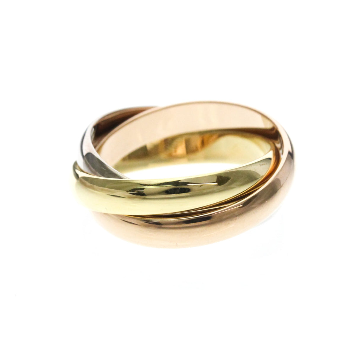 PRE-OWNED Cartier Trinity · Three Gold Size 6