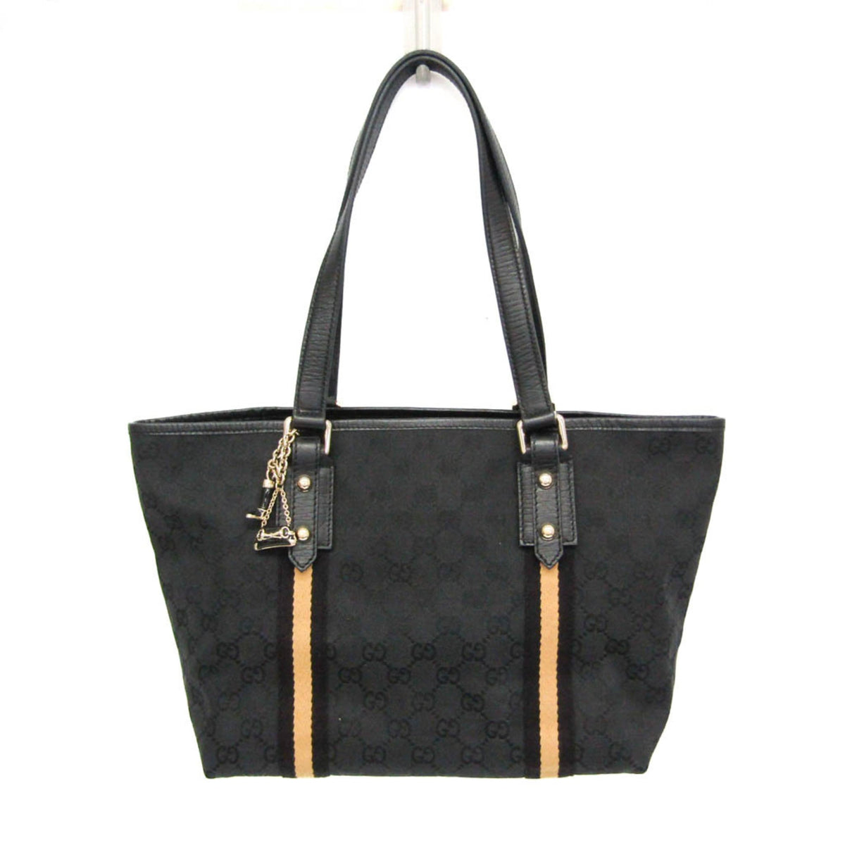 PRE-OWNED Gucci Sherry Line · GG Canvas Tote