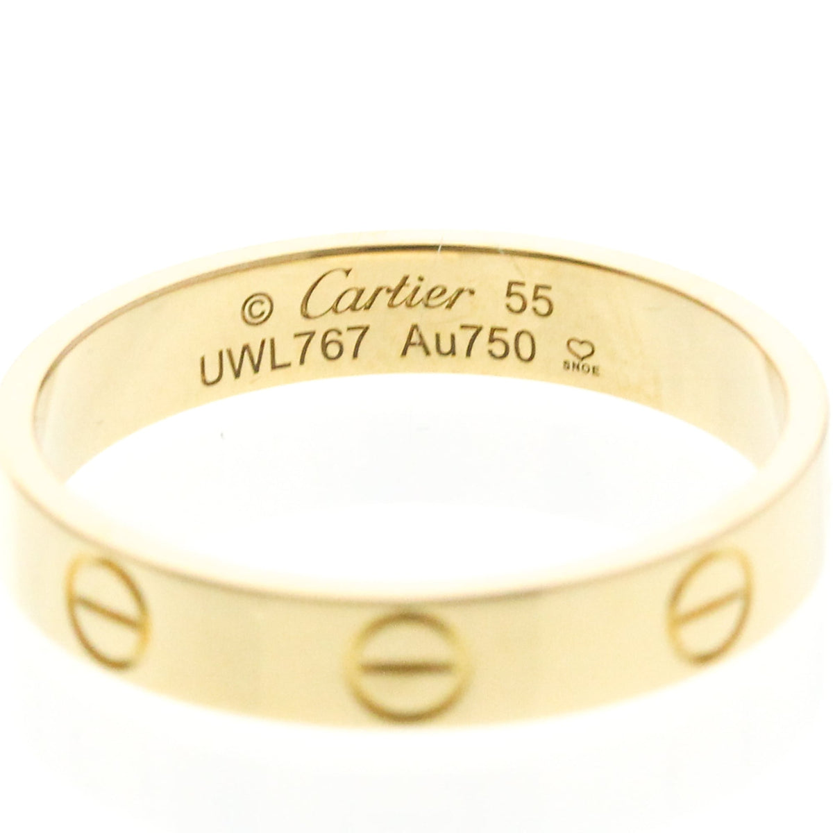 PRE-OWNED Cartier Mini Love · 18K Yellow Gold