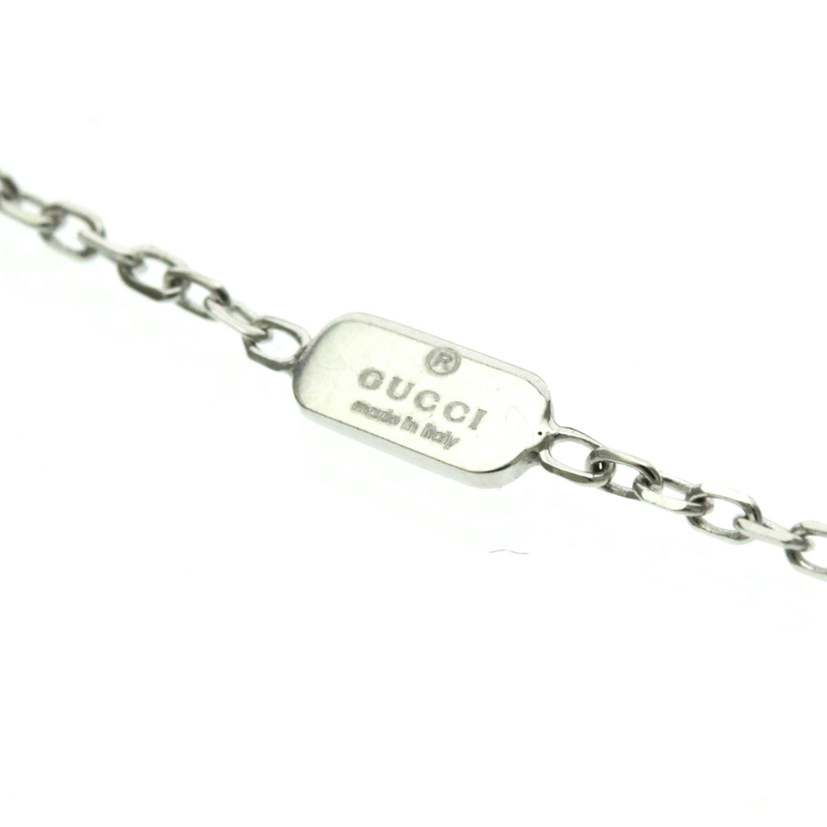 PRE-OWNED Gucci Icon · 18K White Gold