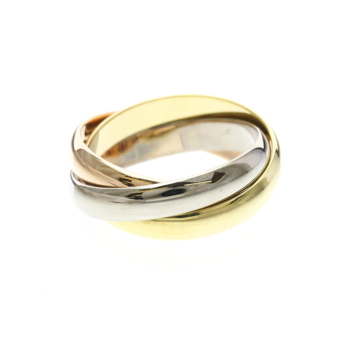 PRE-OWNED Cartier Trinity · Three Gold Size 6