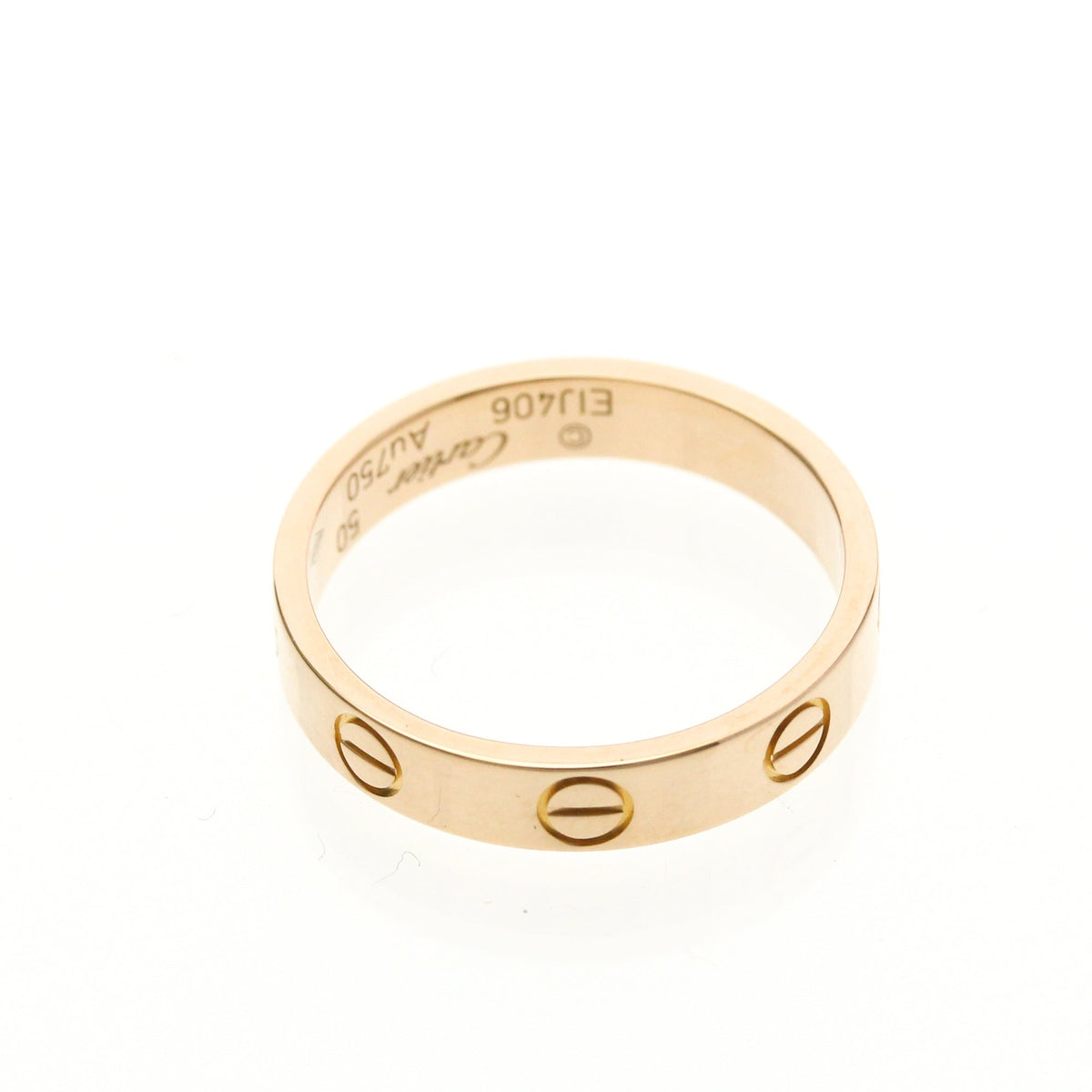 PRE-OWNED Cartier Mini Love · Rose Gold Size 5.25