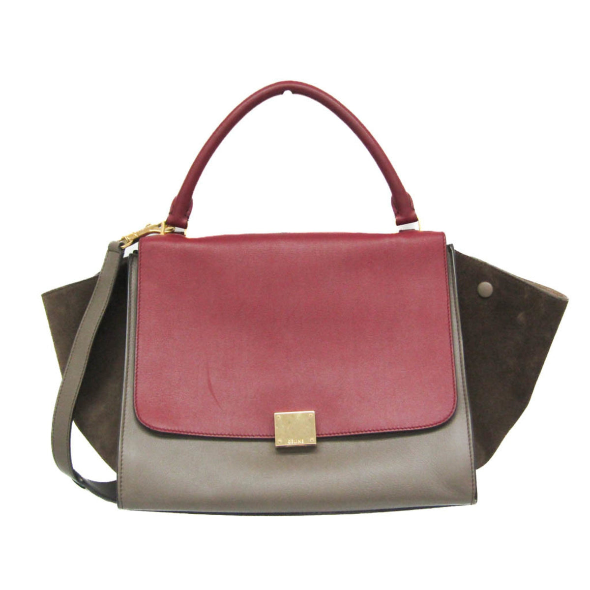 PRE-OWNED Celine Trapeze · Leather & Suede