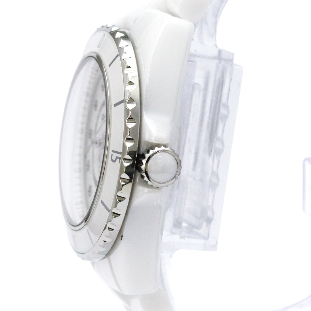 PRE-OWNED Chanel J12 · Diamond · Ceramic