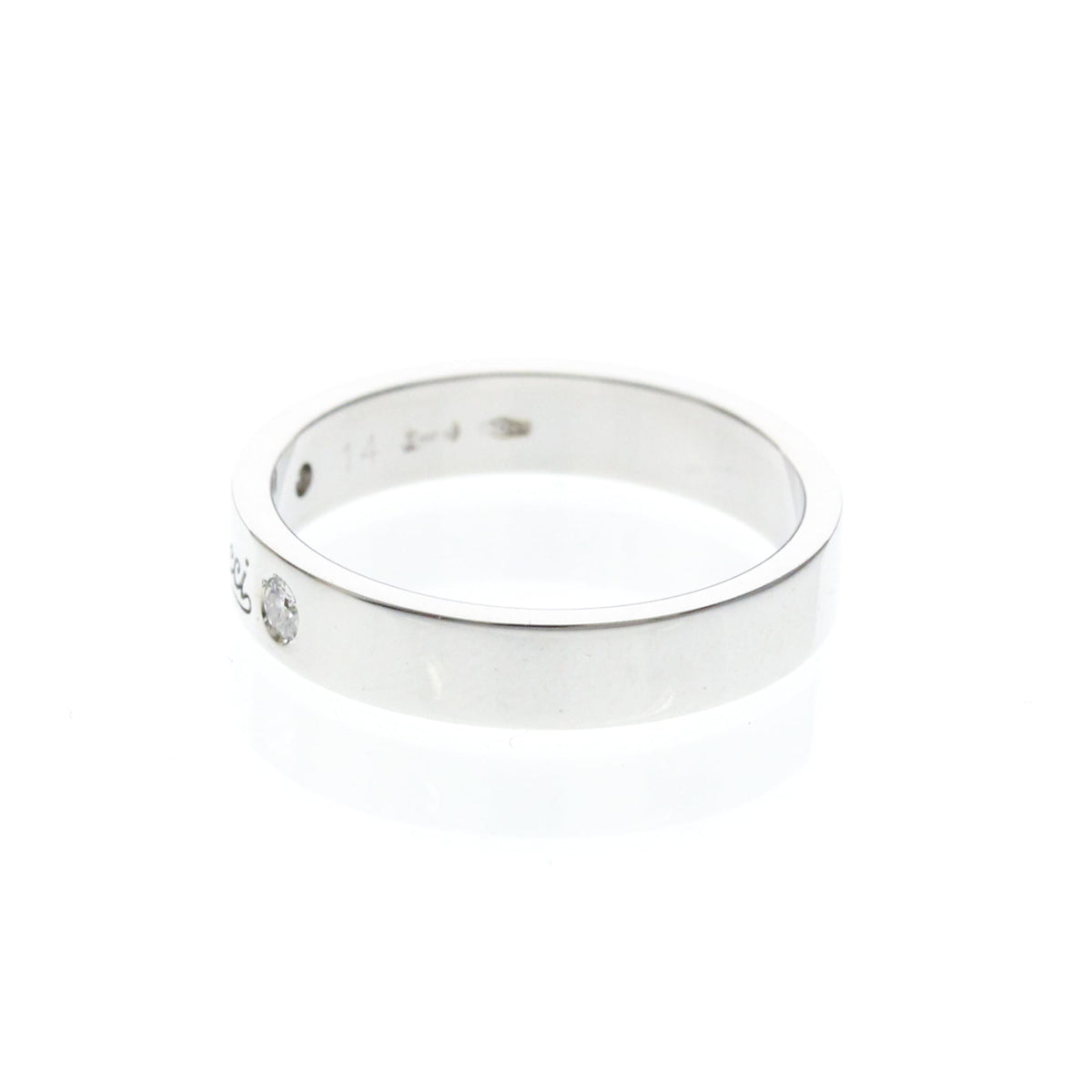 PRE-OWNED Gucci Icon · 18K White Gold · Diamond Size 6.5