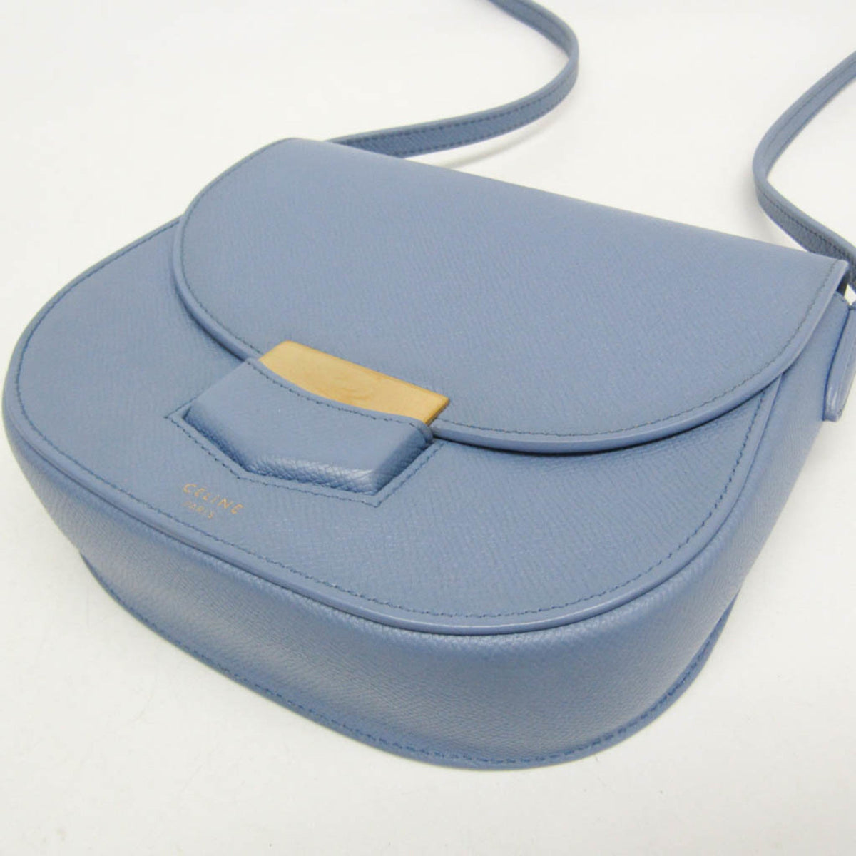 PRE-OWNED Celine Trotter Medium · Calfskin