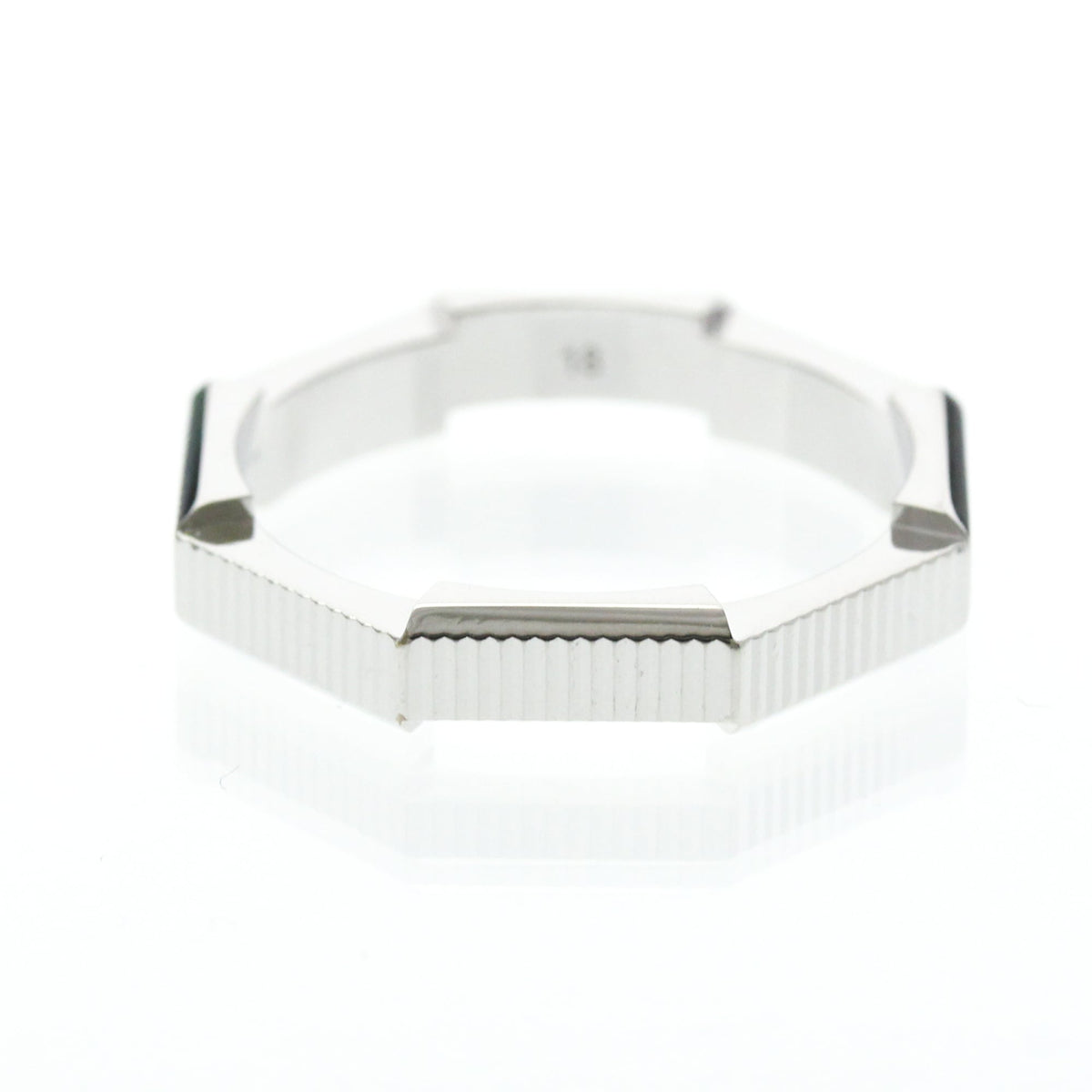 PRE-OWNED Gucci Link to Love · 18K White Gold Size 8.25