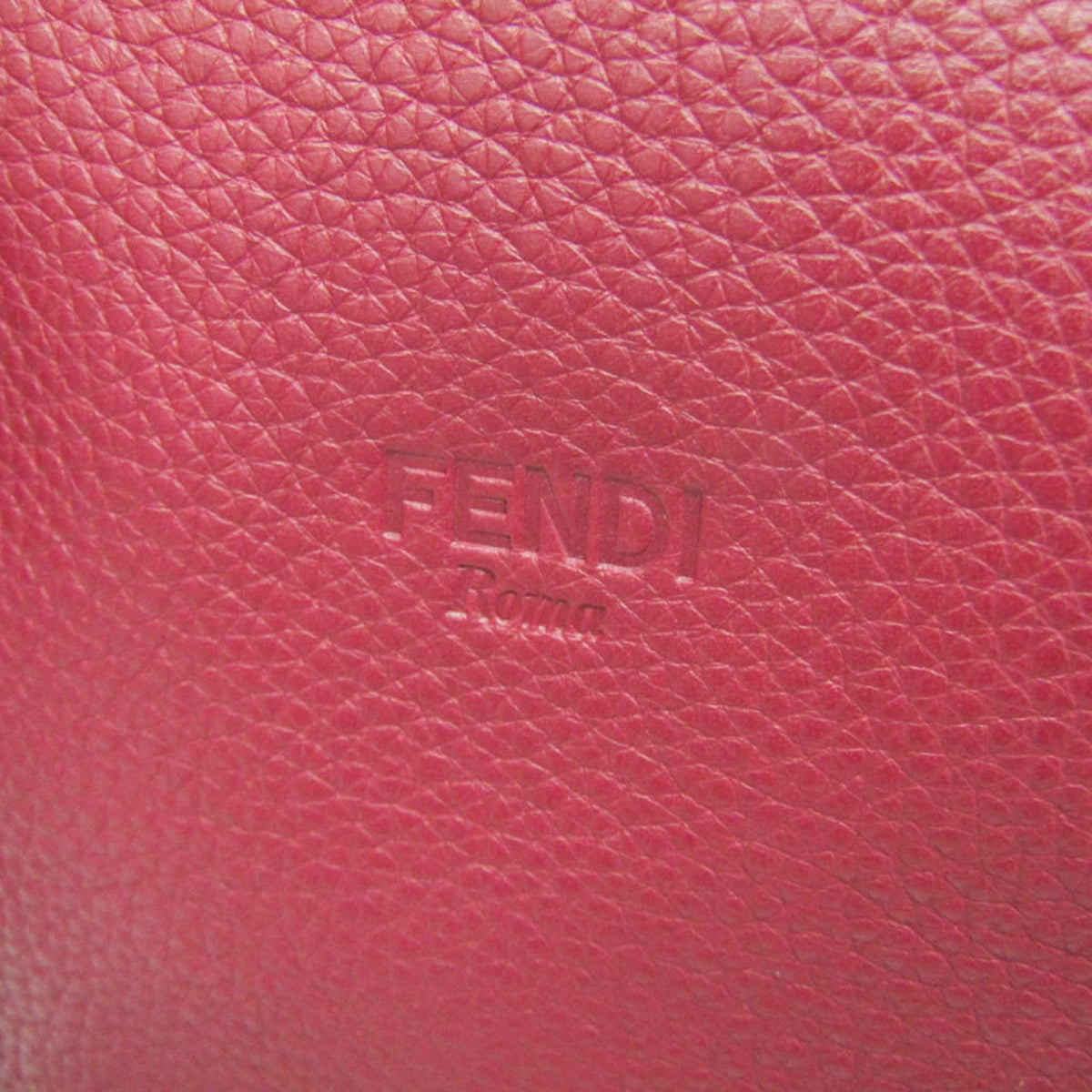 PRE-OWNED Fendi · Leather Handbag · Bordeaux