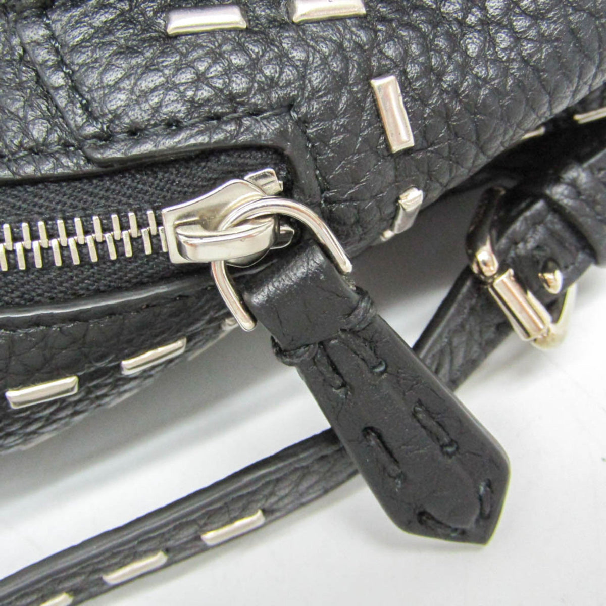 PRE-OWNED Fendi Selleria · Leather Pouch
