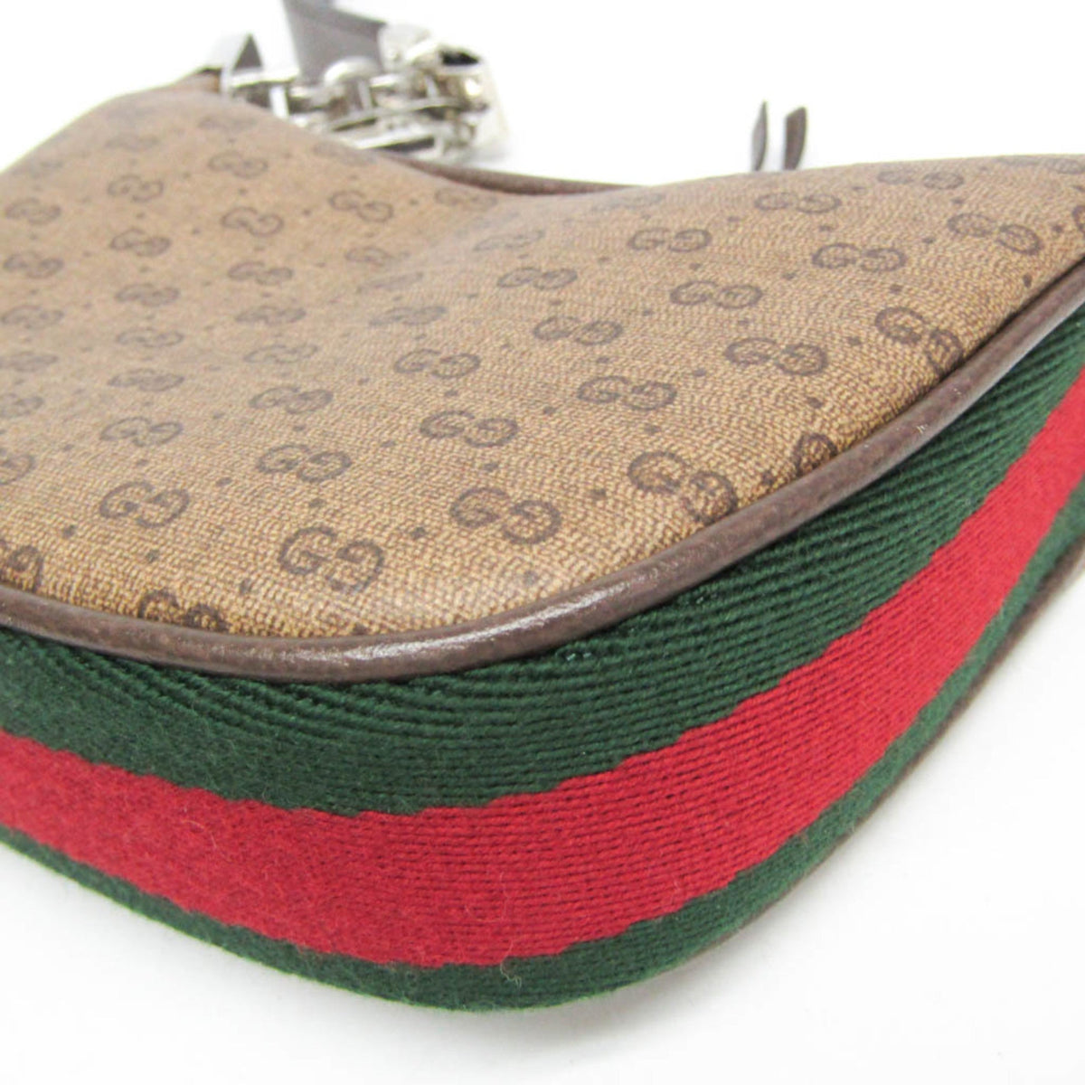 PRE-OWNED Gucci Mini Pouch · GG Supreme