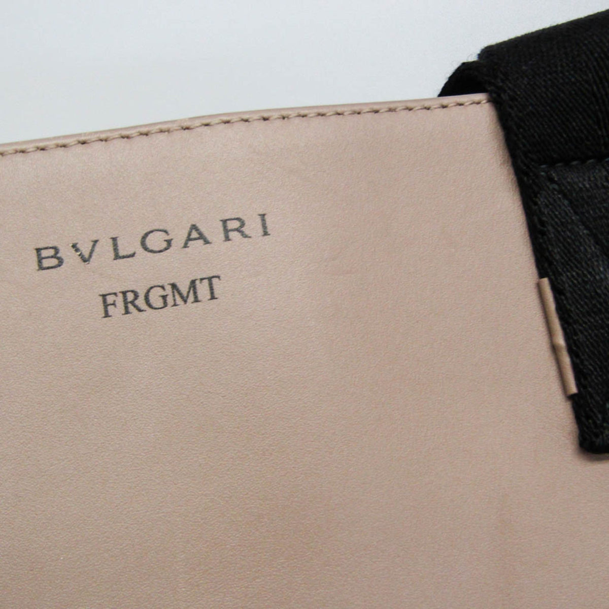 PRE-OWNED Bvlgari × Fujiwara Fragment · Leather Tote