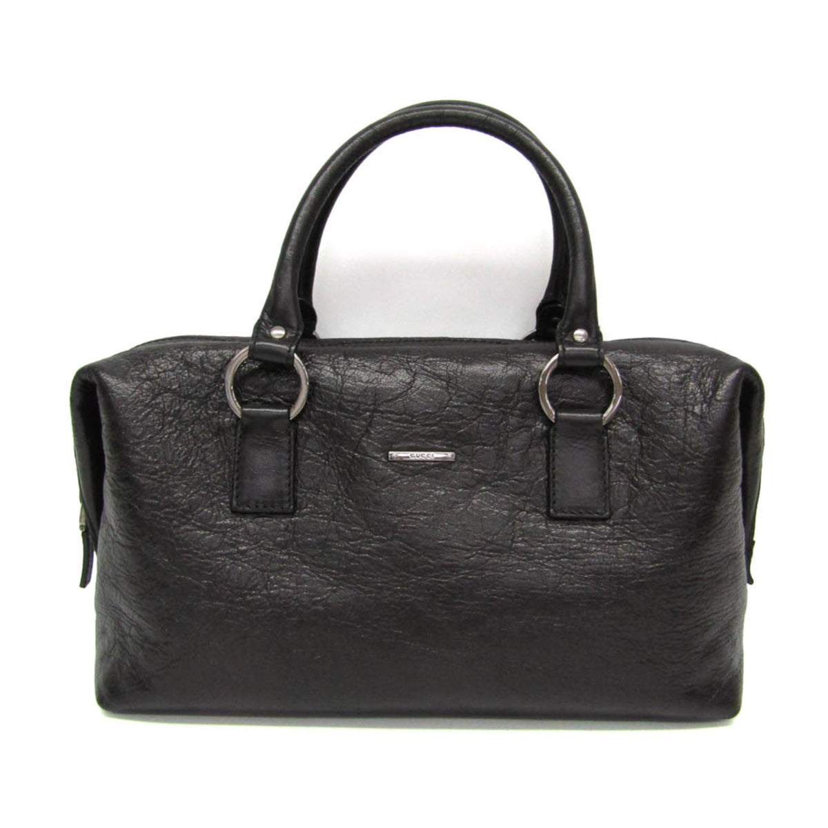 PRE-OWNED Gucci Mini Boston · Leather