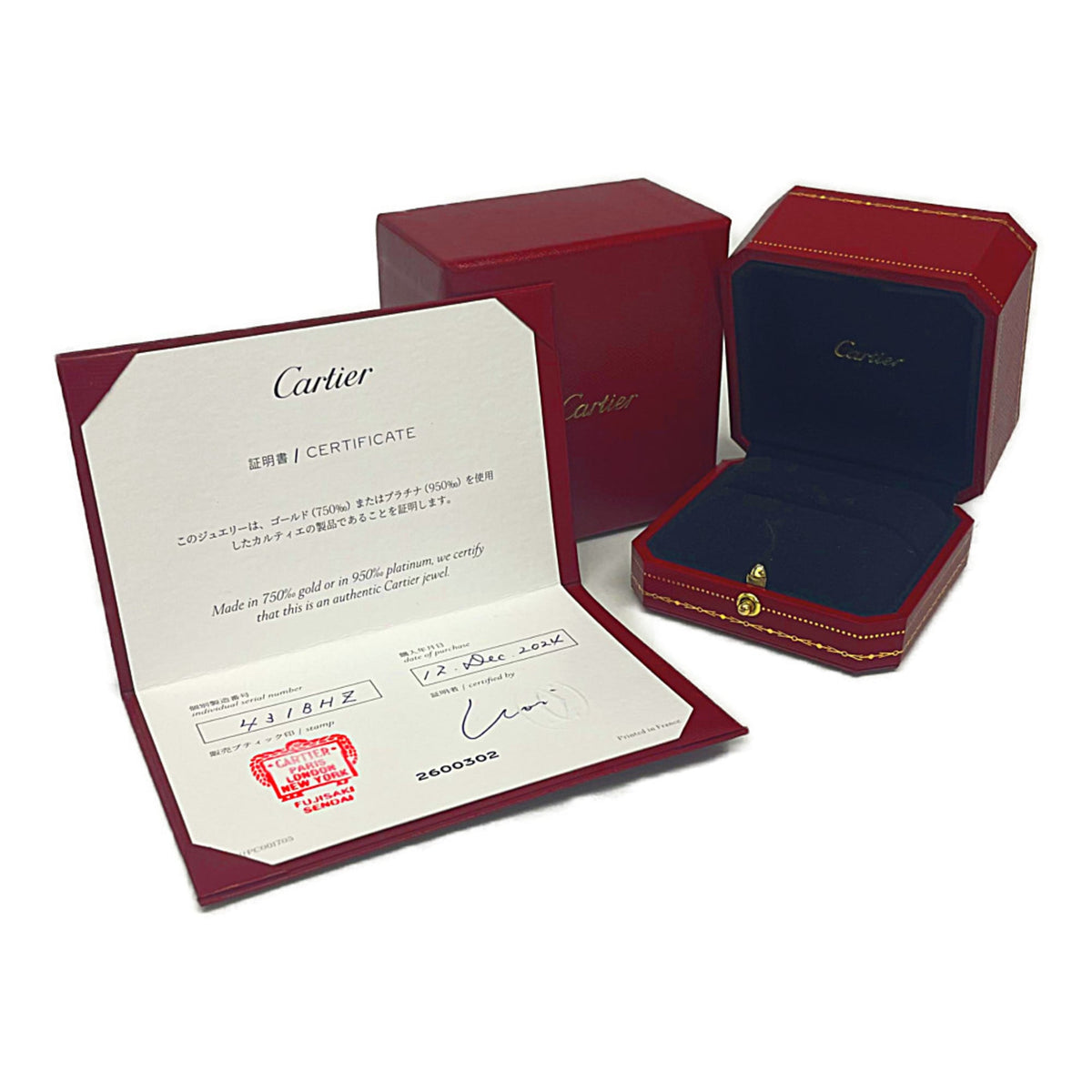 PRE-OWNED Cartier Ethancel · Diamond · Platinum