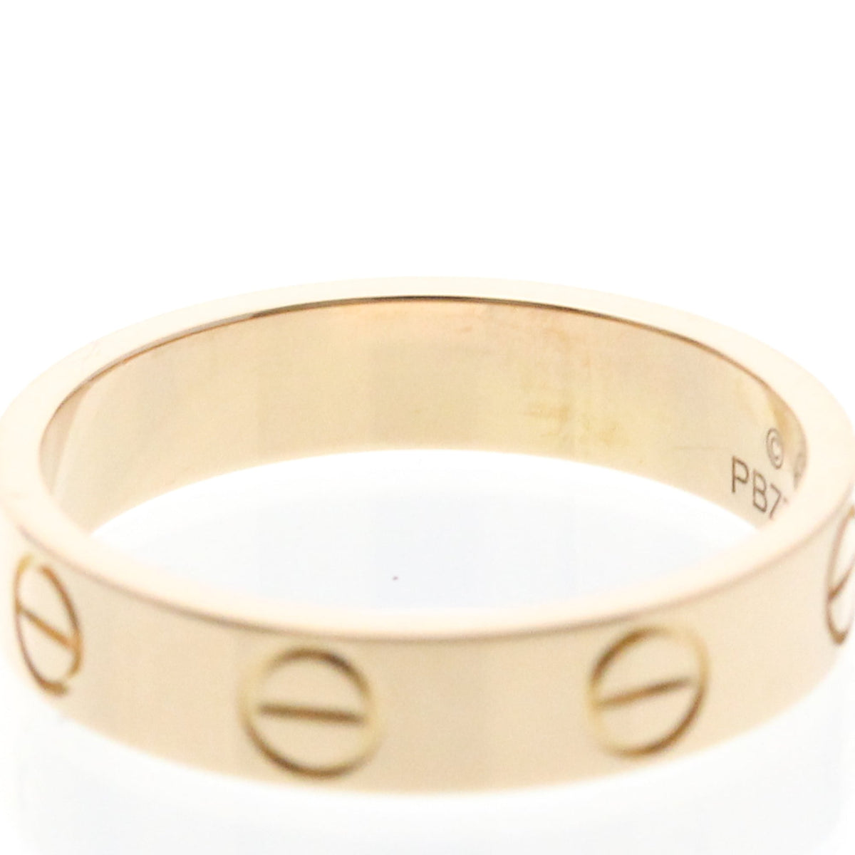 PRE-OWNED Cartier Mini Love · Rose Gold Size 4.5
