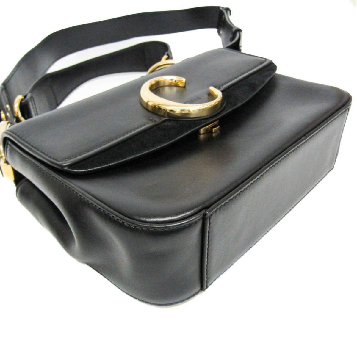 PRE-OWNED Chloé C Double Carry · Leather