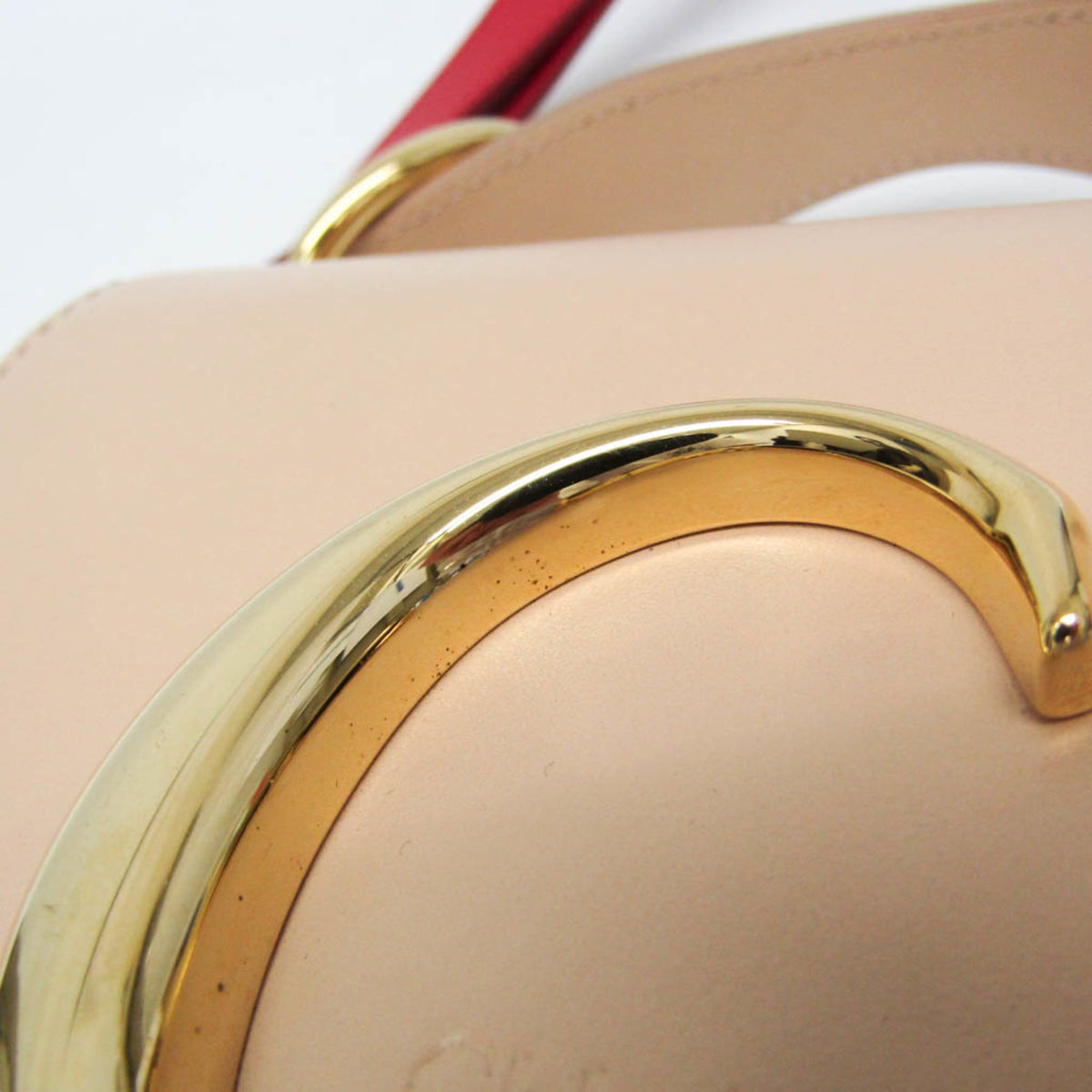 PRE-OWNED Chloé C Mini · Leather Shoulder Bag