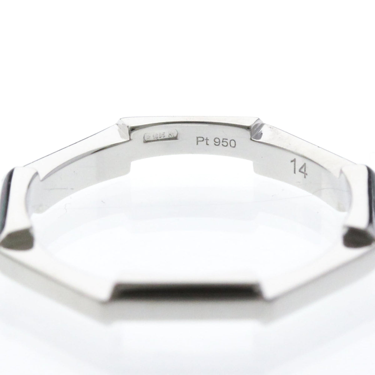 PRE-OWNED Gucci Octagon · Platinum Size 6.75