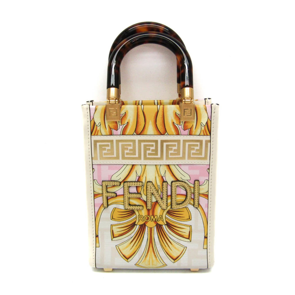 PRE-OWNED Fendi FENDACE Mini Sunshine Shopper