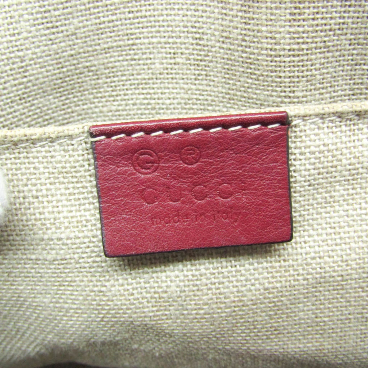 PRE-OWNED Gucci MicroGuccissima · Leather Handbag