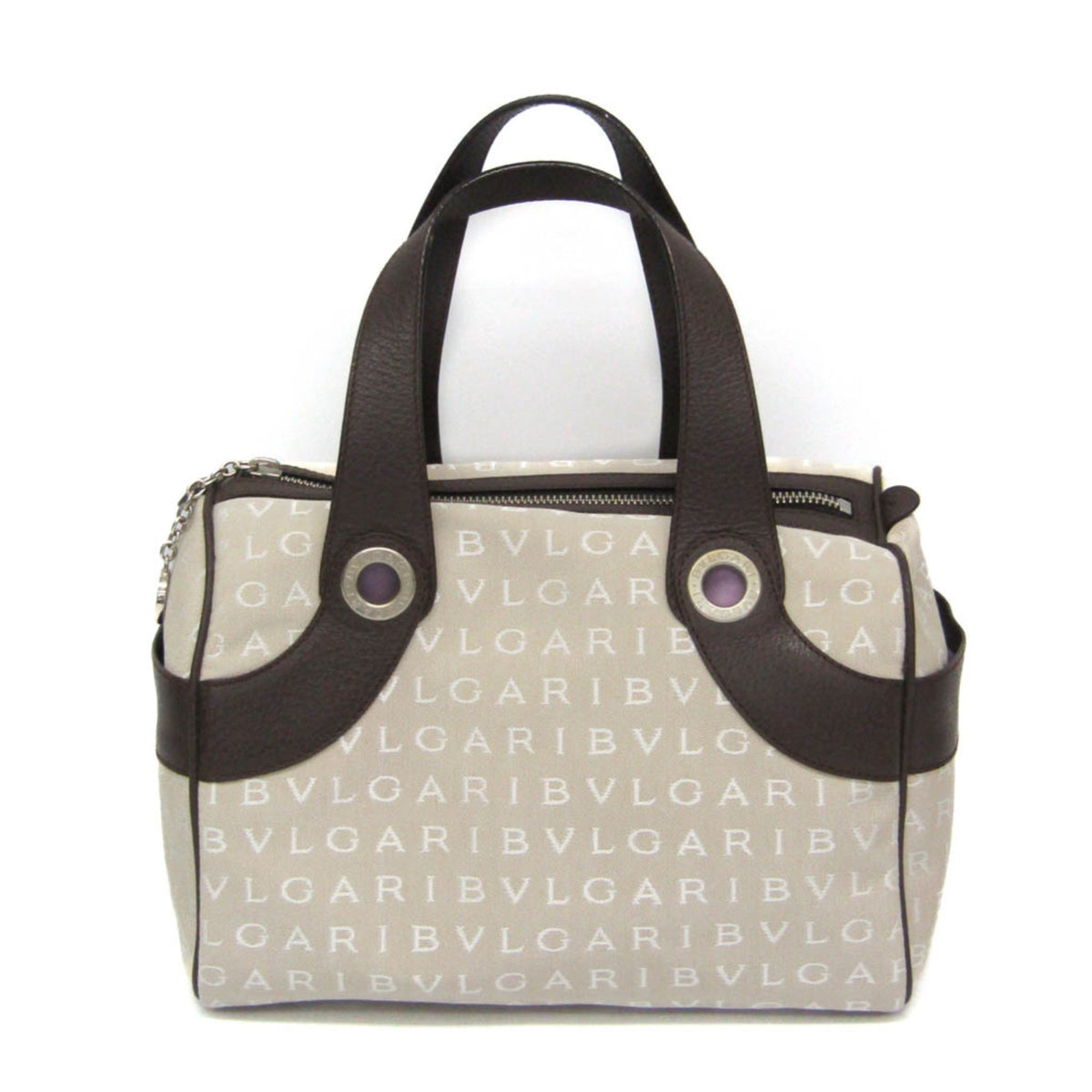 PRE-OWNED Bvlgari Logomania Winona Boston Small