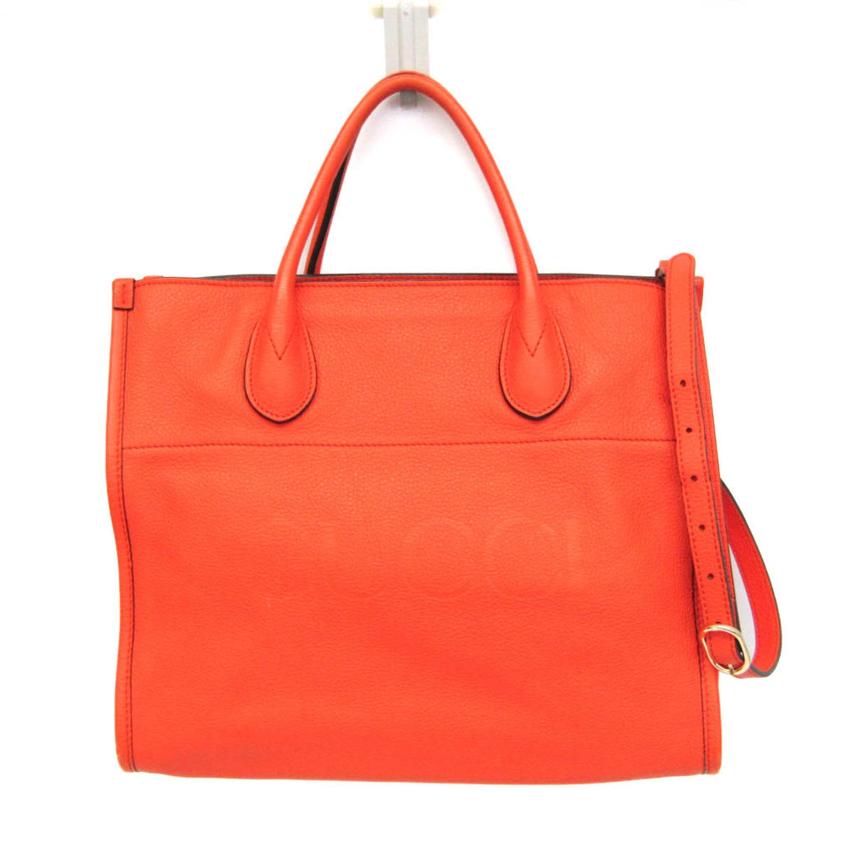 PRE-OWNED Gucci Logo Tote · Leather