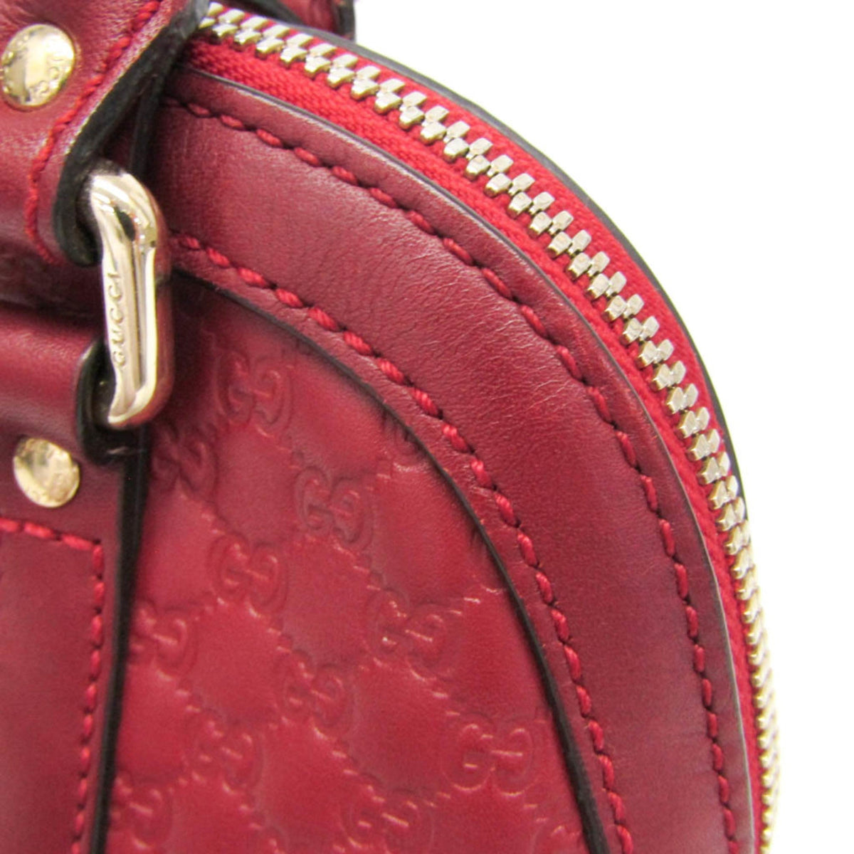 PRE-OWNED Gucci MicroGuccissima · Leather Handbag