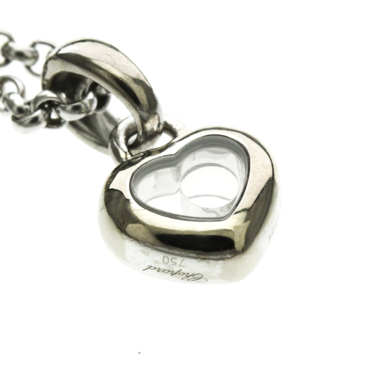 PRE-OWNED Chopard Happy Diamond · 18K White Gold · Diamond