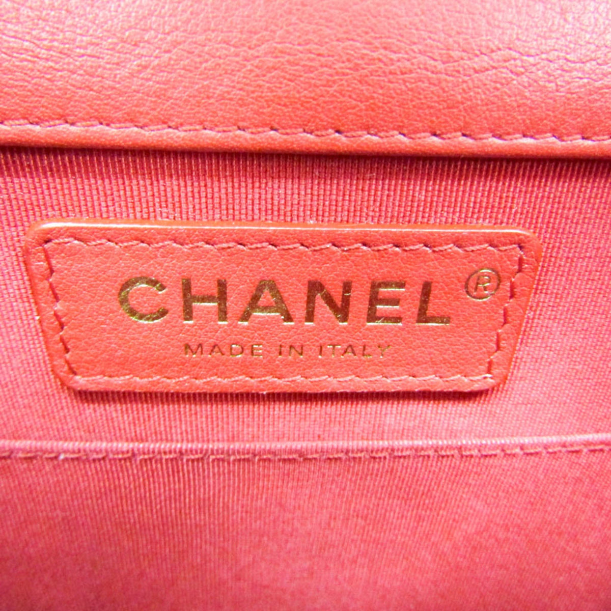PRE-OWNED Chanel Boy · Lamb Leather
