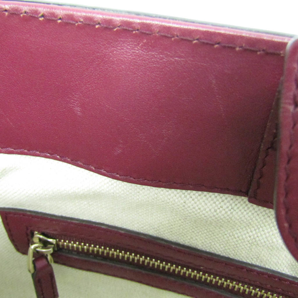 PRE-OWNED Gucci GG Canvas Mayfair · Ribbon Detail