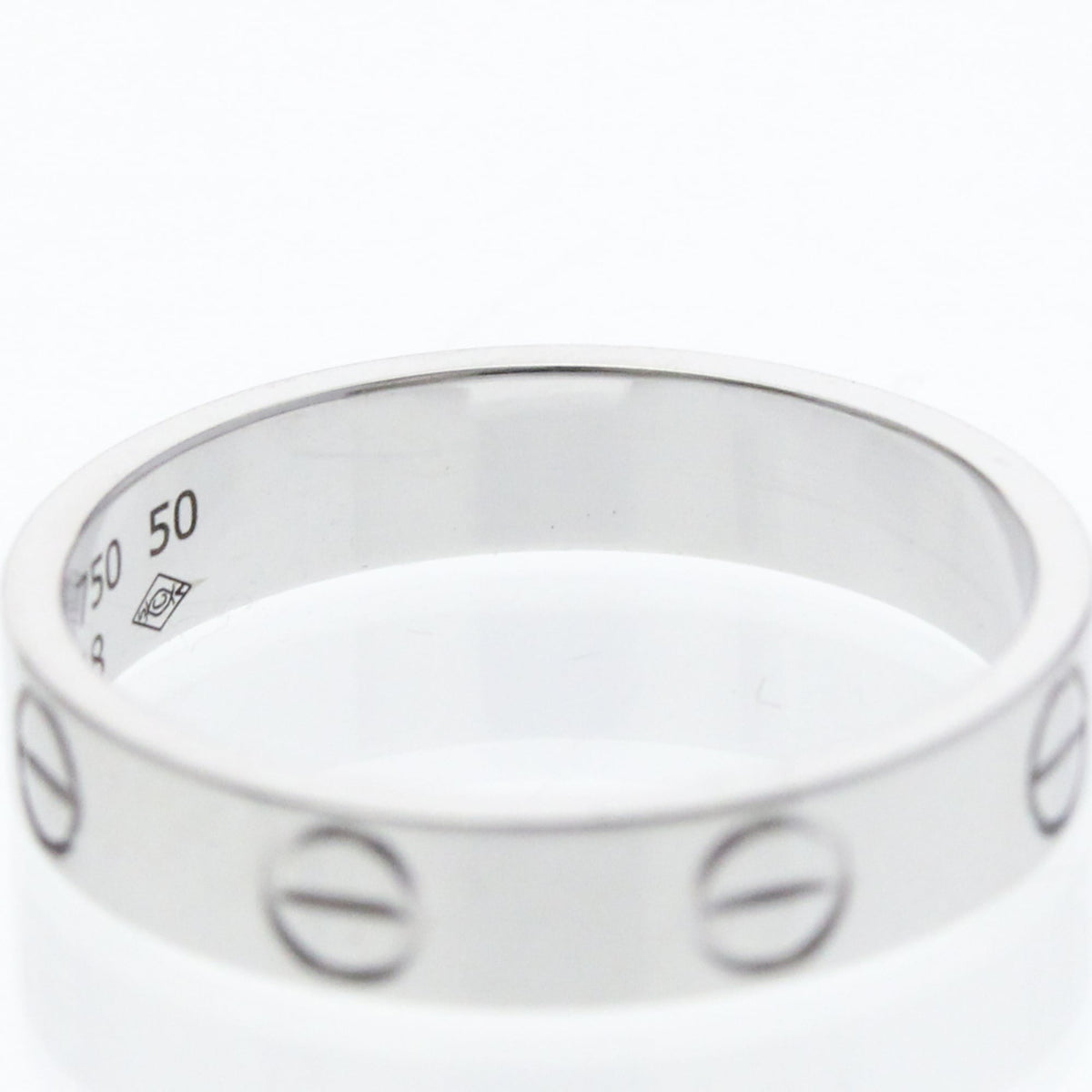 PRE-OWNED Cartier Mini Love · 18K White Gold