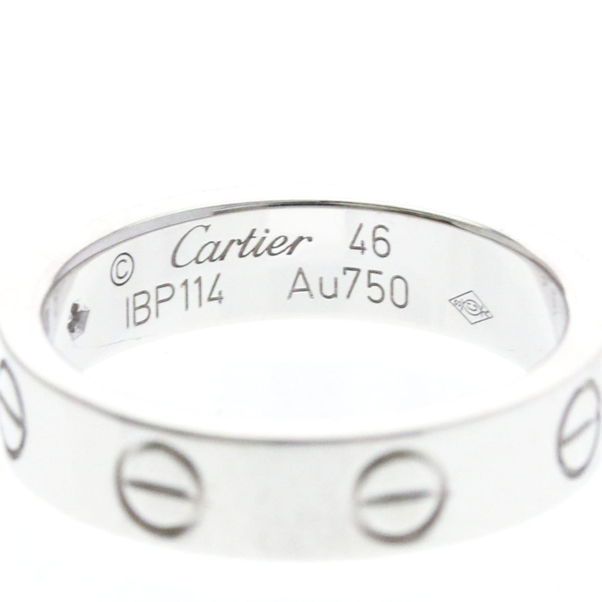 PRE-OWNED Cartier Mini Love · 18K White Gold · Diamond