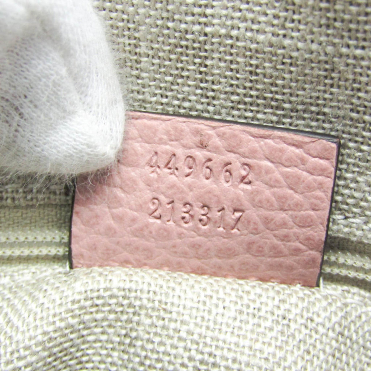 PRE-OWNED Gucci GG Charm · Leather Tote