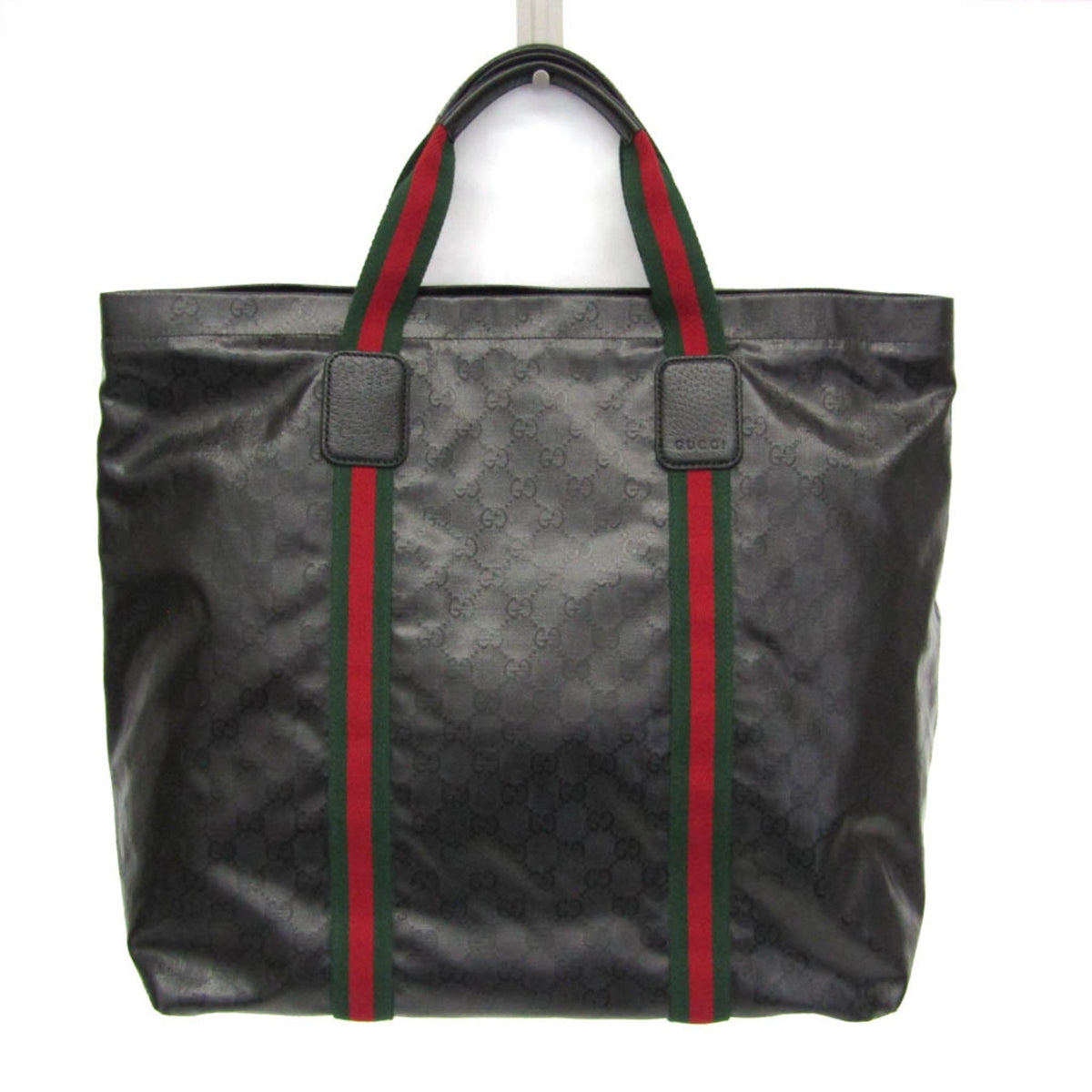 PRE-OWNED Gucci GG Crystal · Tote with Web Detail