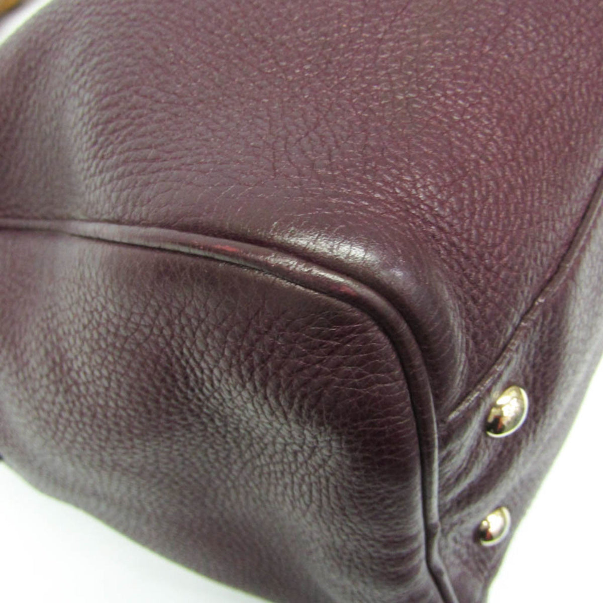PRE-OWNED Gucci Bamboo · Leather Handbag
