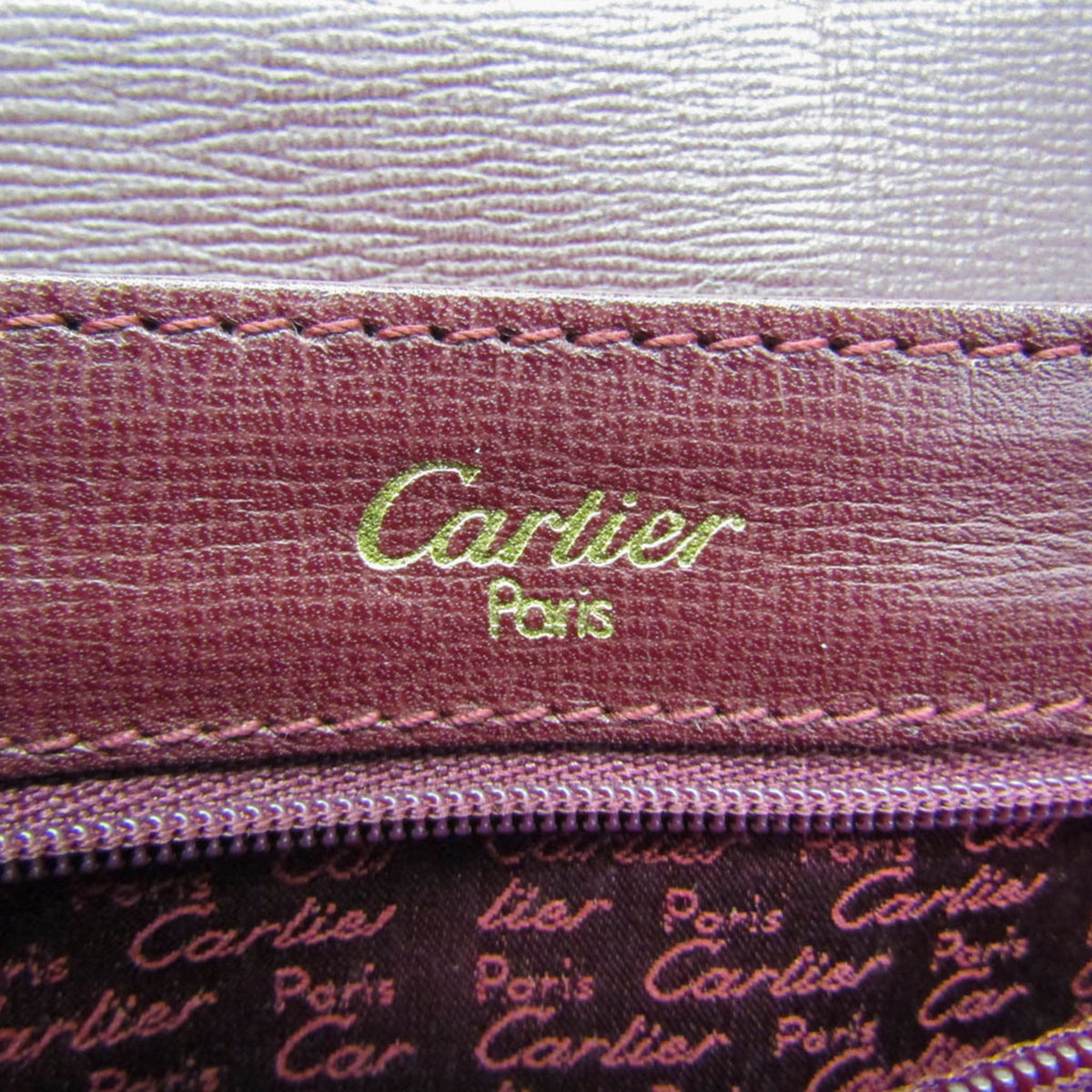 PRE-OWNED Cartier Must Turnlock · Bordeaux Leather
