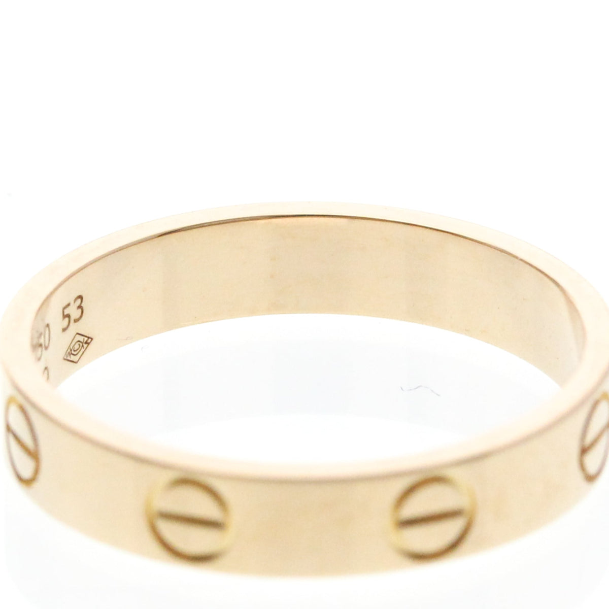 PRE-OWNED Cartier Mini Love · Rose Gold Size 6.25