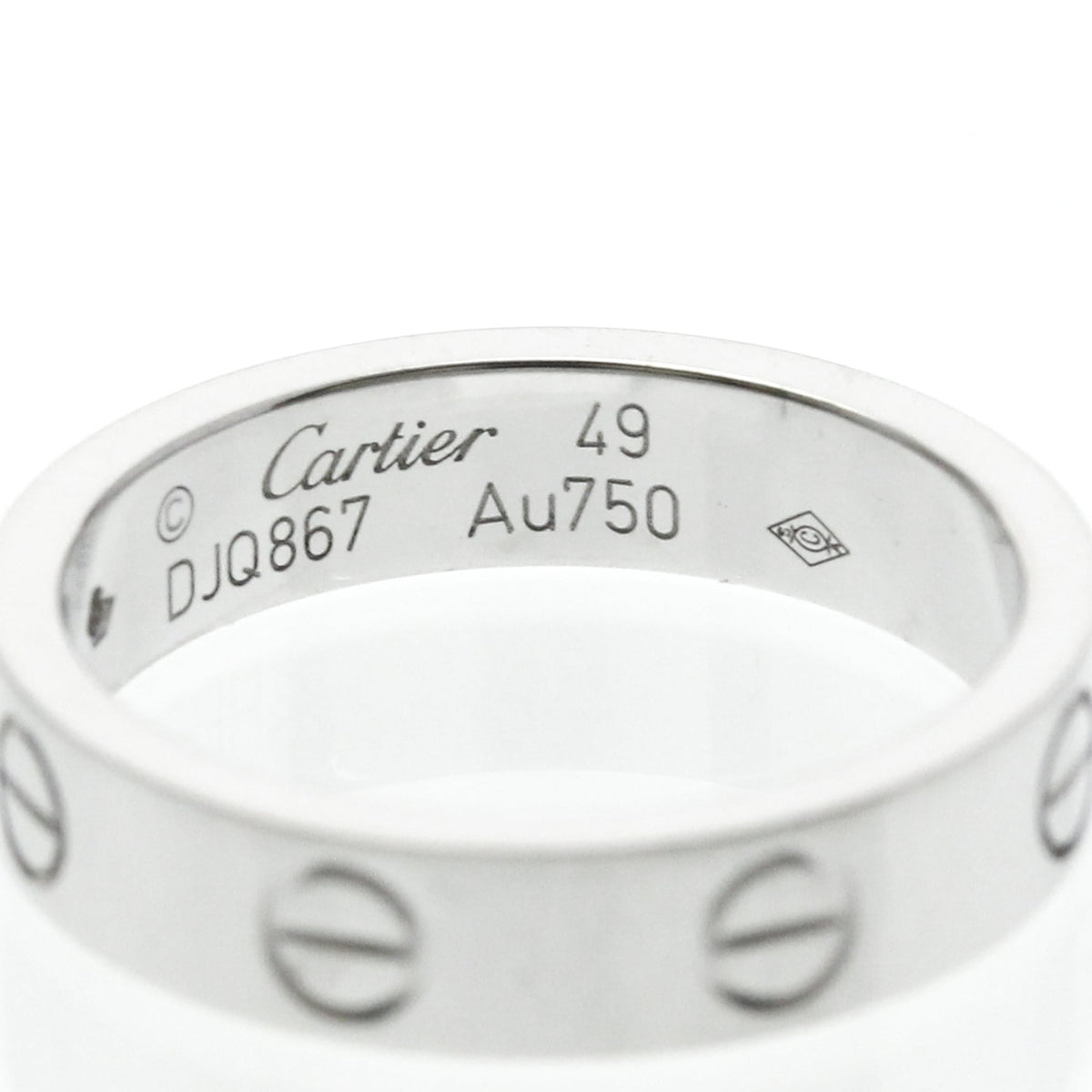 PRE-OWNED Cartier Mini Love · 18K White Gold · Diamond
