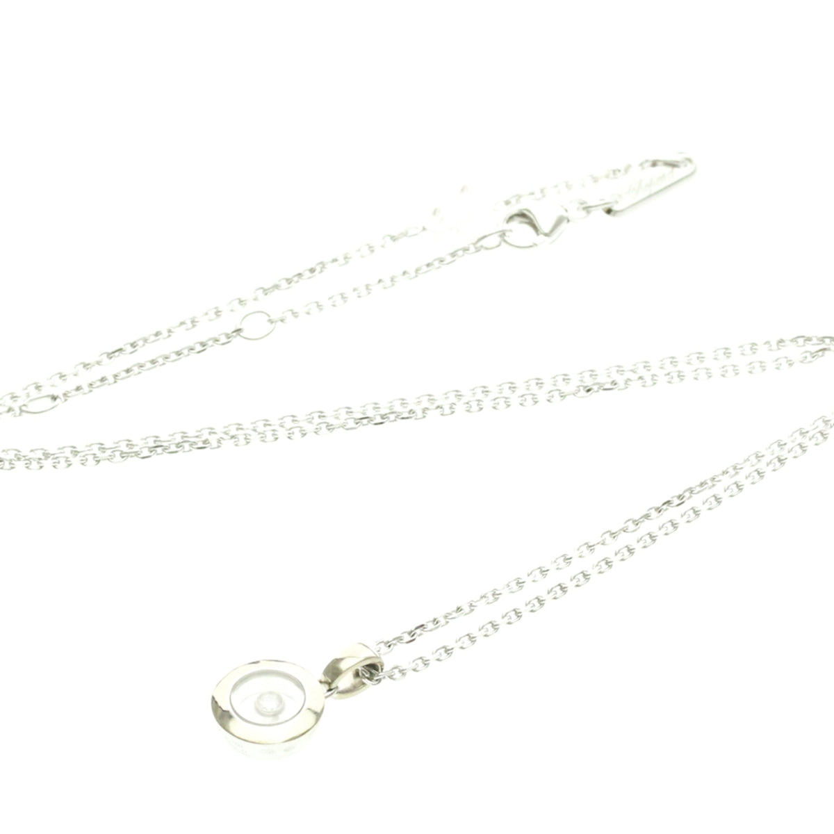 PRE-OWNED Chopard Happy Diamonds · 18K White Gold