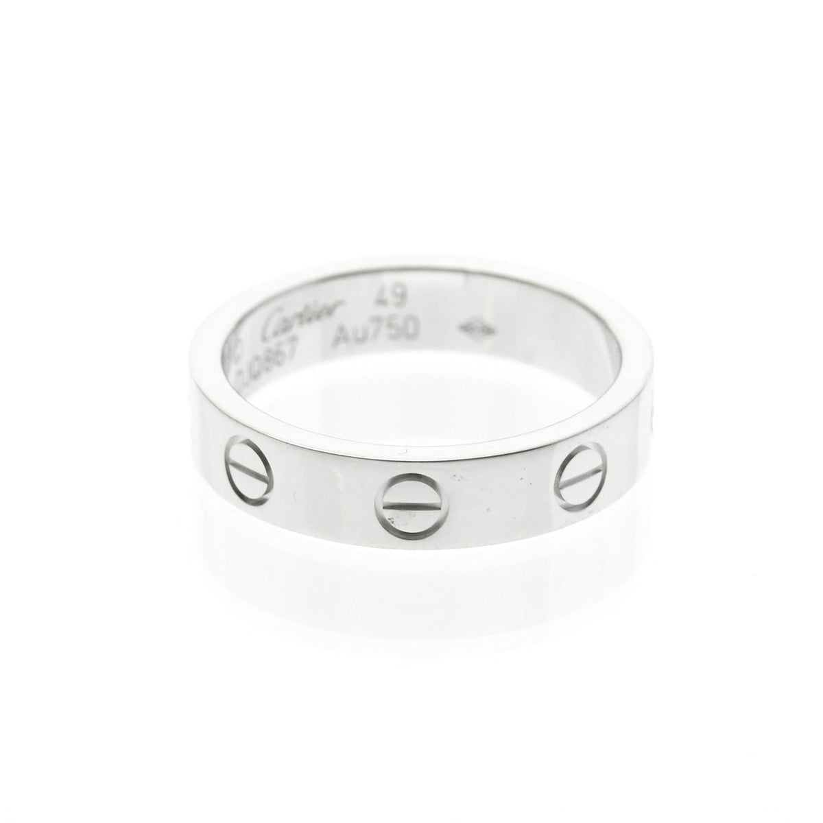 PRE-OWNED Cartier Mini Love · 18K White Gold · Diamond