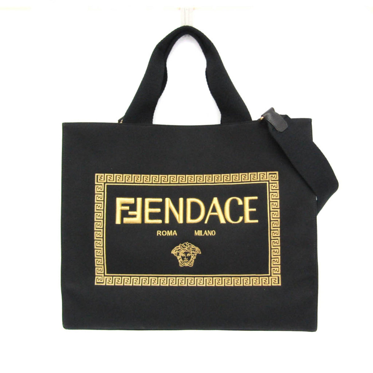PRE-OWNED Fendi x Versace Fendace · Canvas Tote