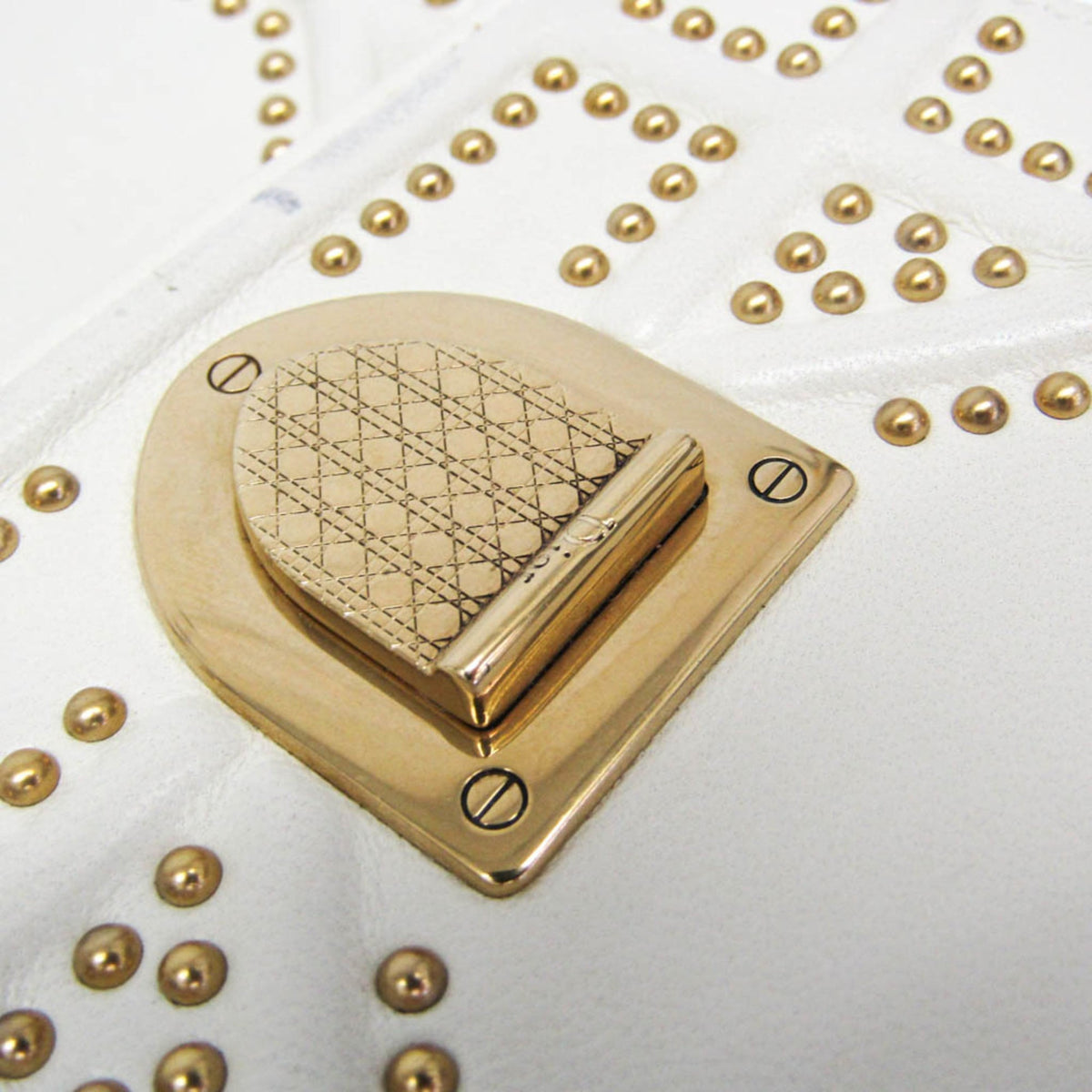 PRE-OWNED Christian Dior Diorama · Studded Leather