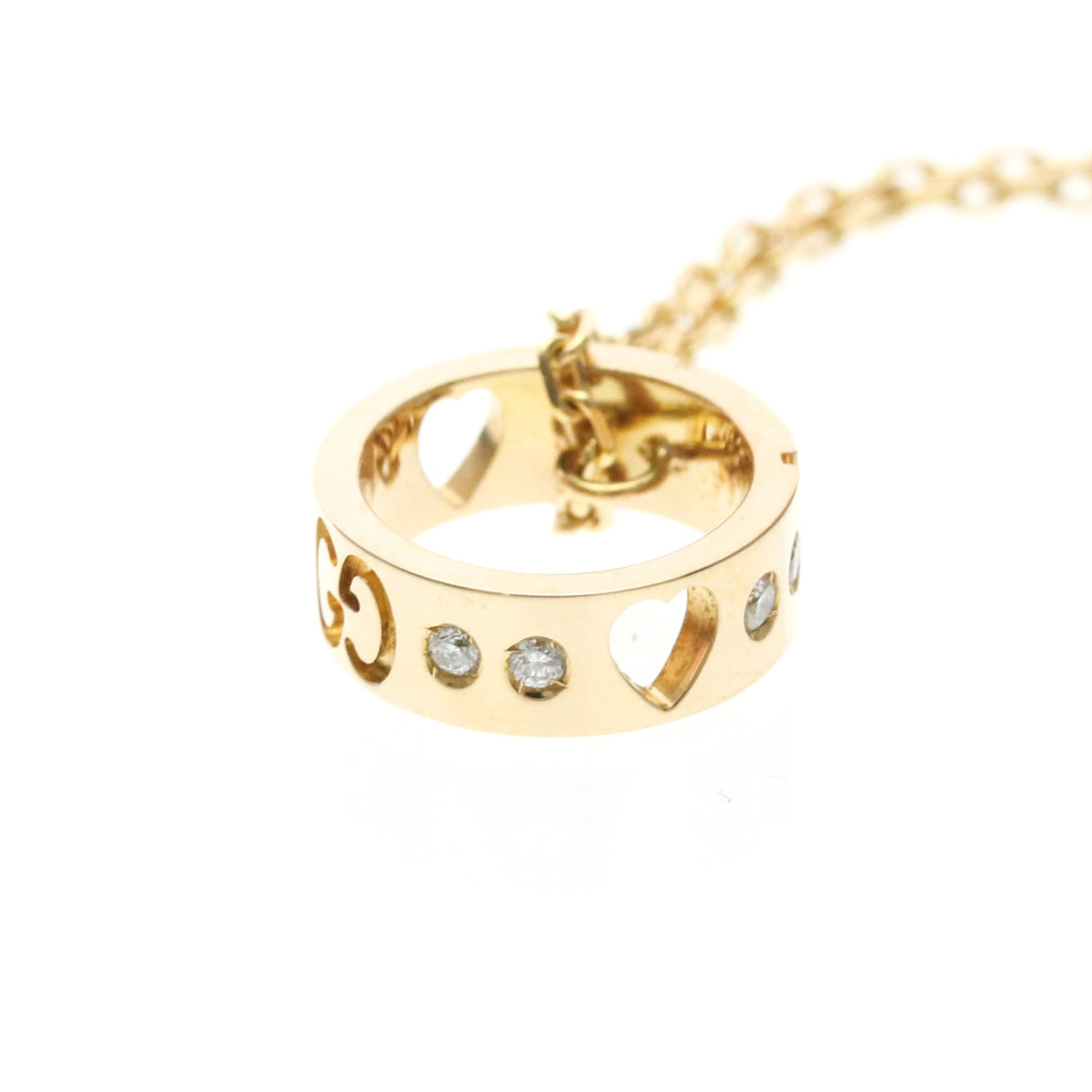 PRE-OWNED Gucci Icon Amor · Rose Gold · Diamond