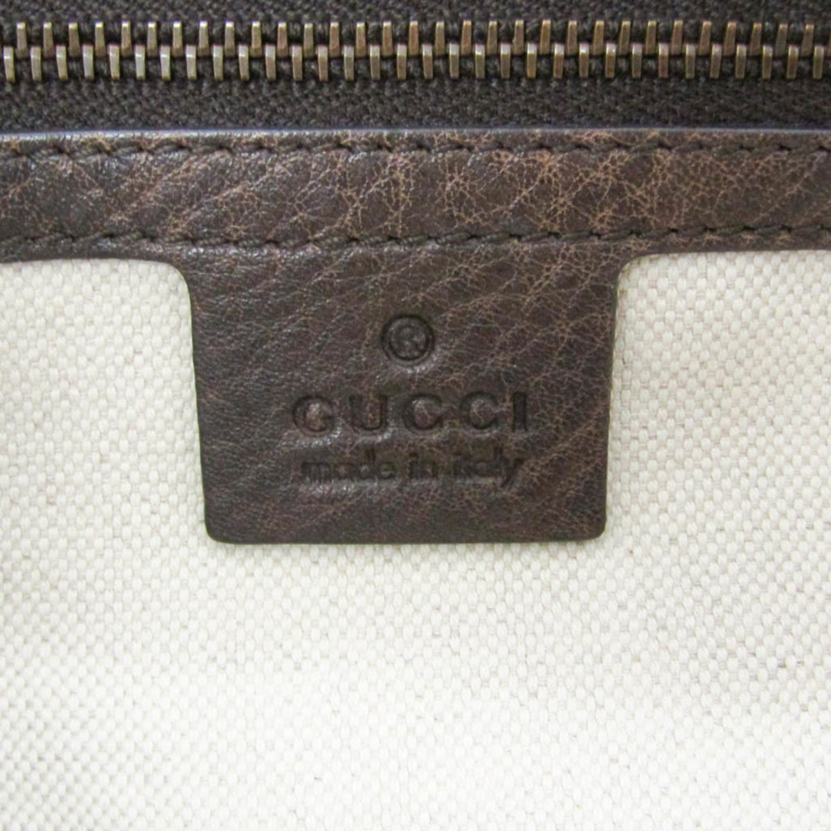 PRE-OWNED Gucci Bamboo · GG Canvas Tote
