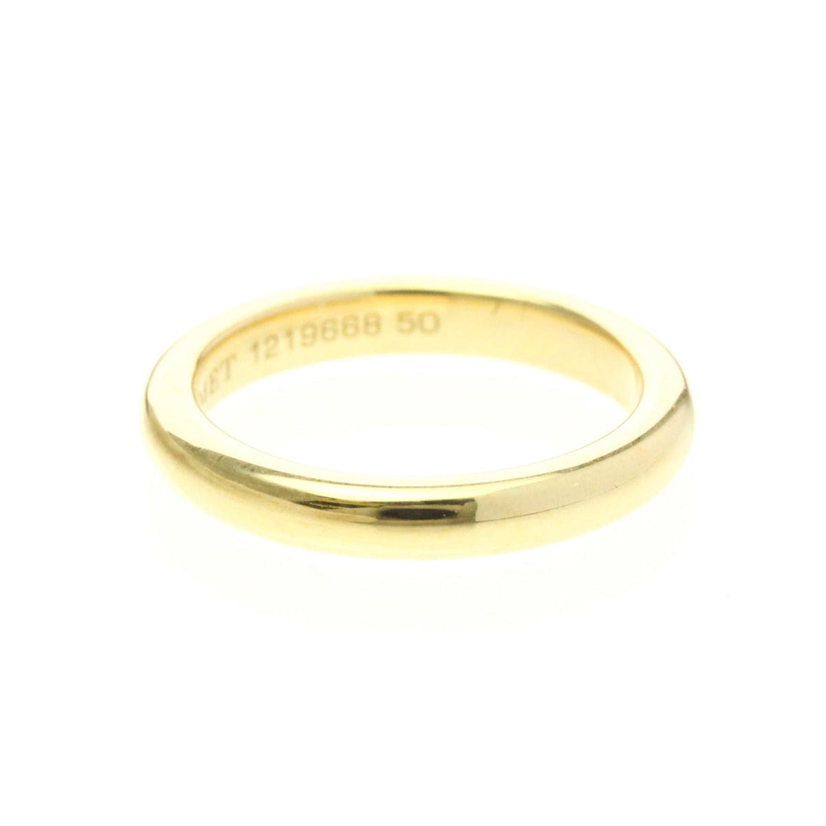 PRE-OWNED Chaumet Diamond Wedding Band · 18K Yellow Gold Size 5.75
