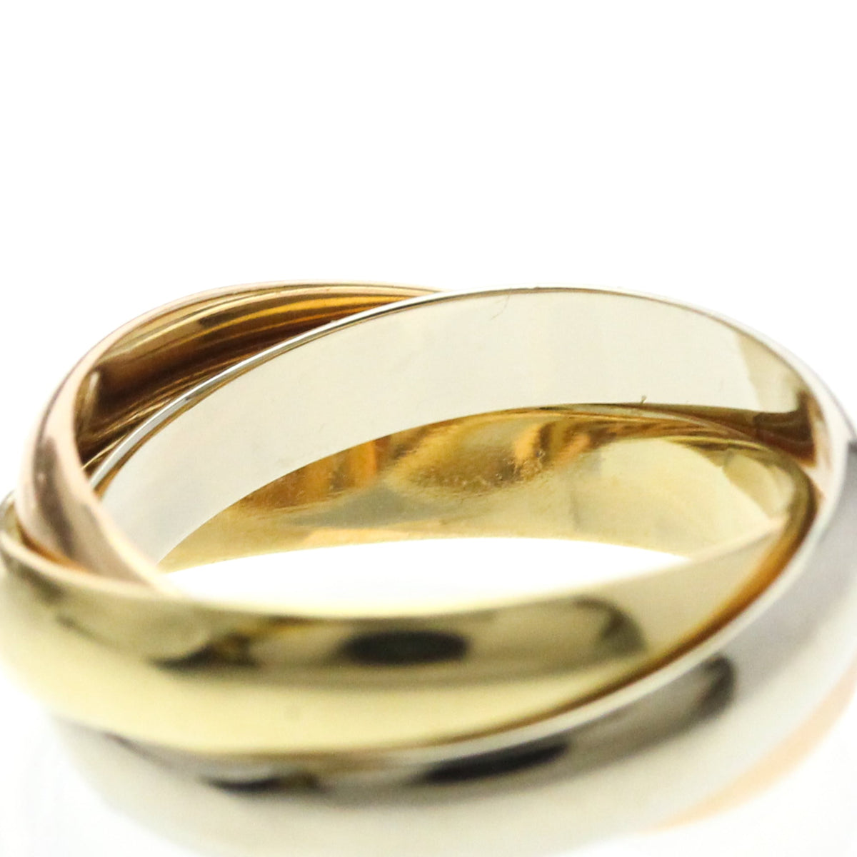 PRE-OWNED Cartier Trinity · Tri-Gold Size 5.75