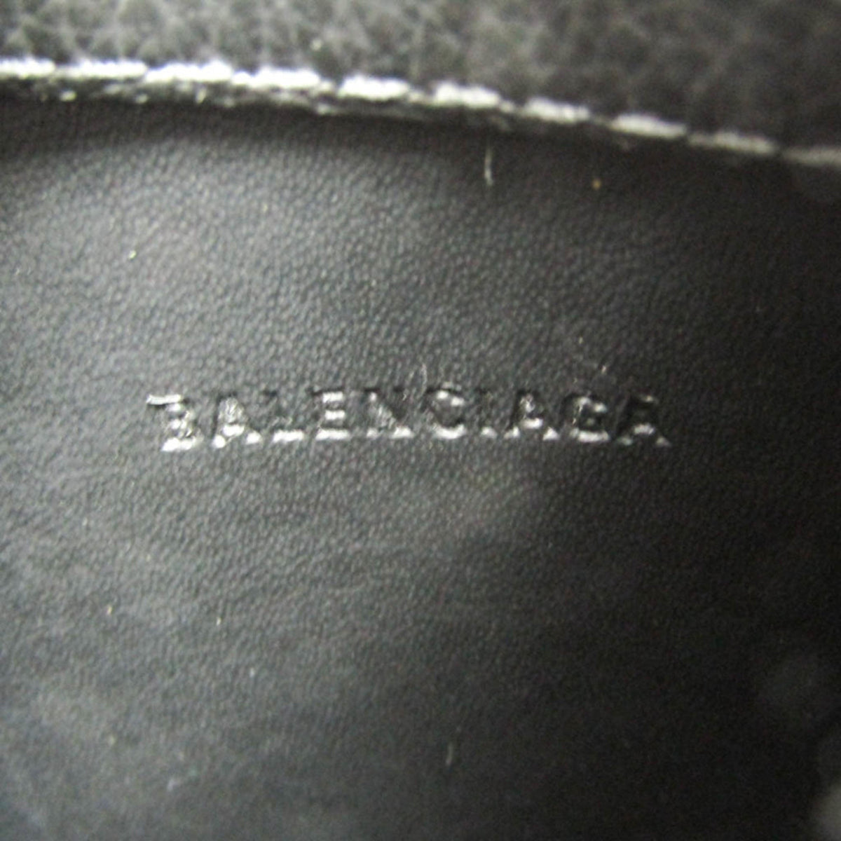 PRE-OWNED Balenciaga Hourglass · Leather Pouch