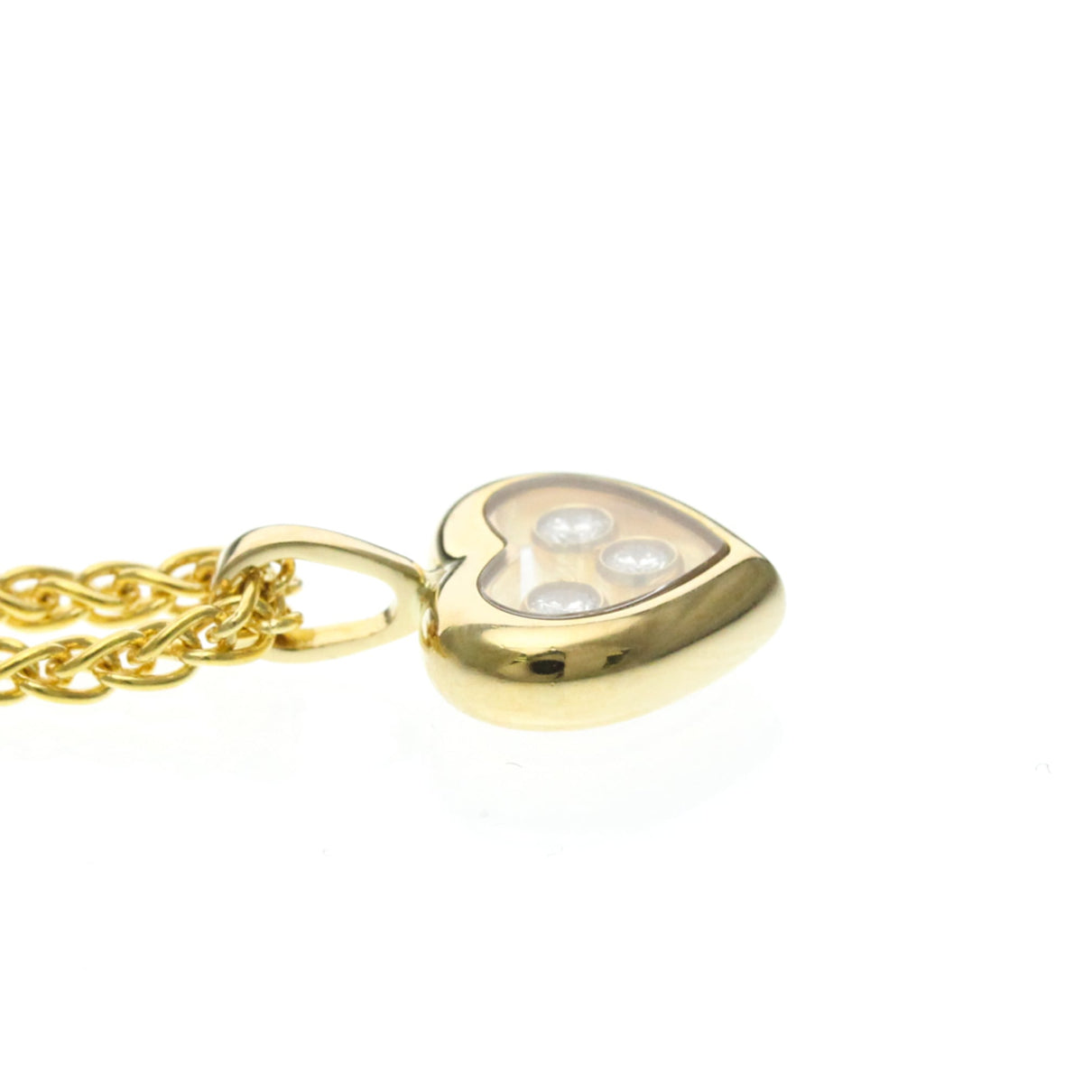 PRE-OWNED Chopard Happy Diamonds · 18K Yellow Gold