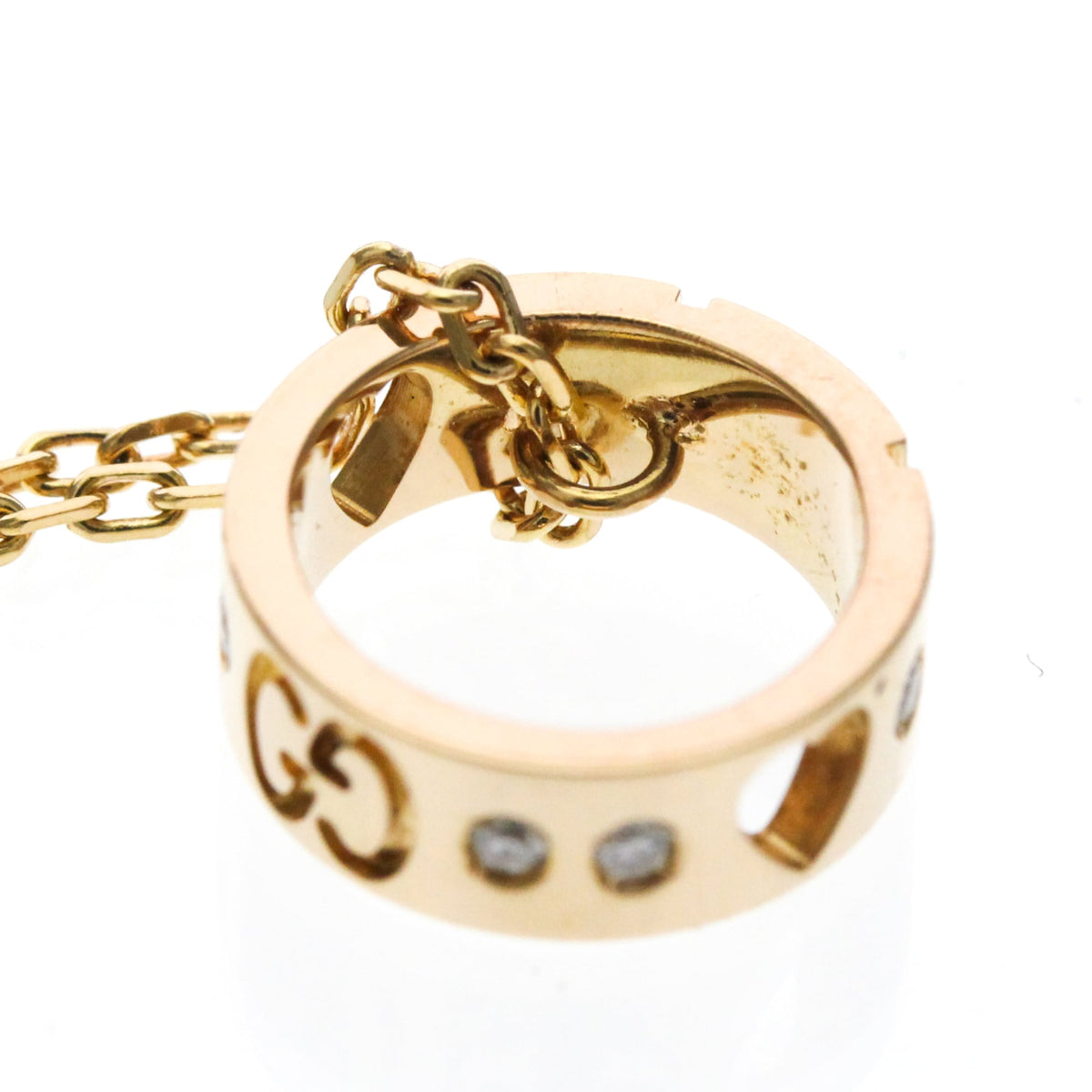 PRE-OWNED Gucci Icon Amor · Rose Gold · Diamond