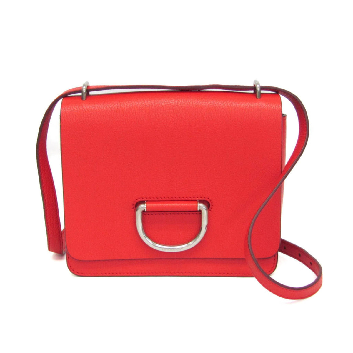 PRE-OWNED Burberry D-Ring · Leather Shoulder Bag