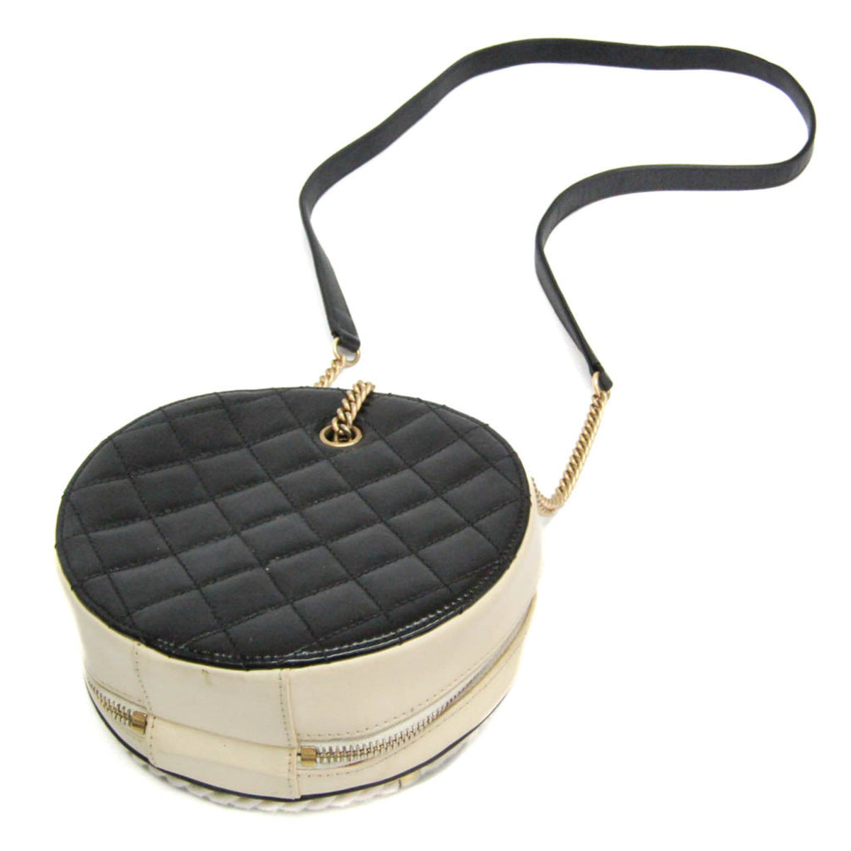 PRE-OWNED Chanel Coco Mark · Round Chain · Leather